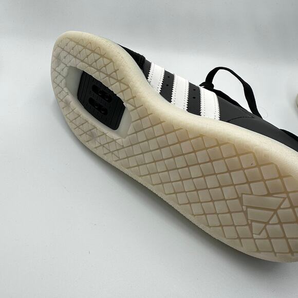 Mens Size 11 Adidas Sneakers Velosamba Leather Core Black Cloud White JP7779